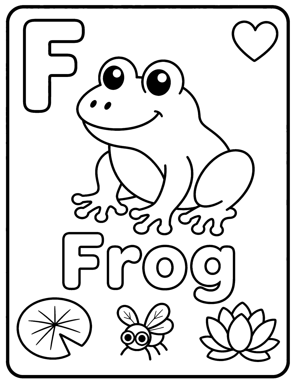 frog coloring page coloring page line art